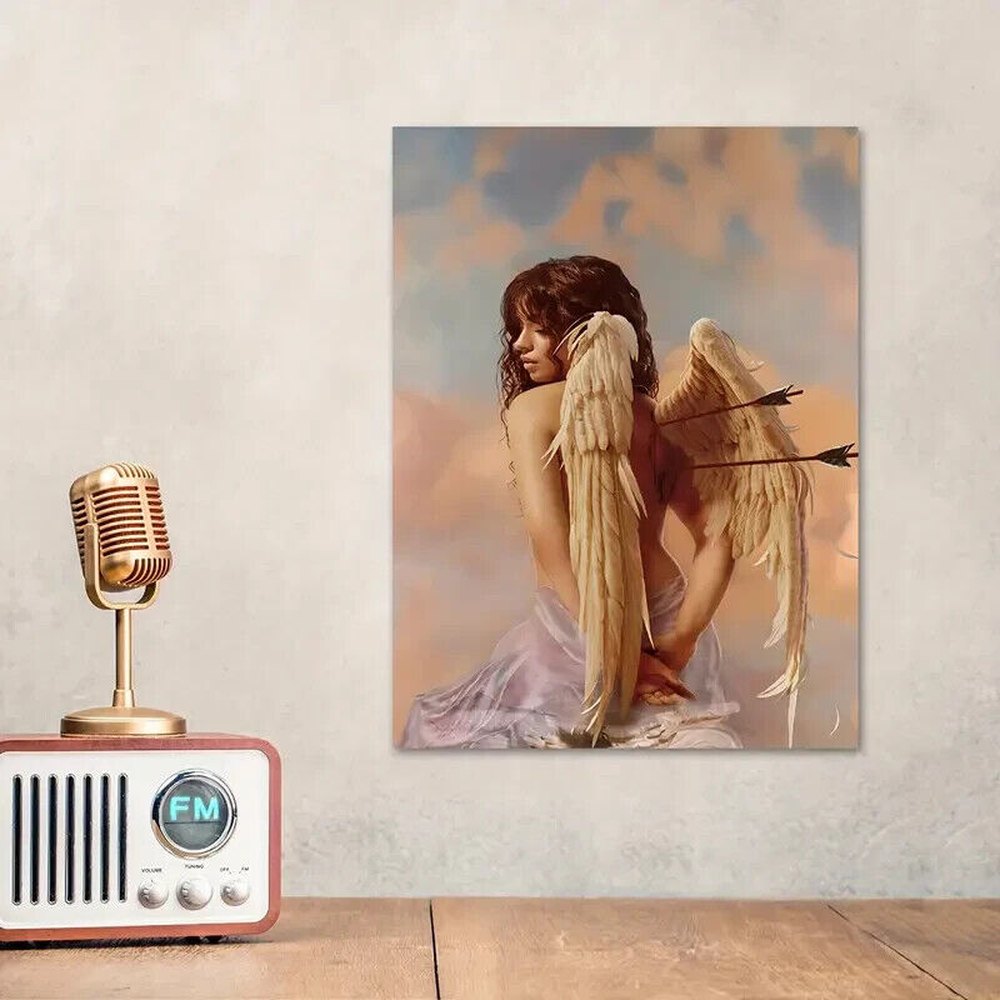Beautiful Wounded Angel Girl Canvas Art Print 11.8" x 15.7" Stunning! NEW! Home & Garden:Home Décor:Posters & Prints Style Your Walls